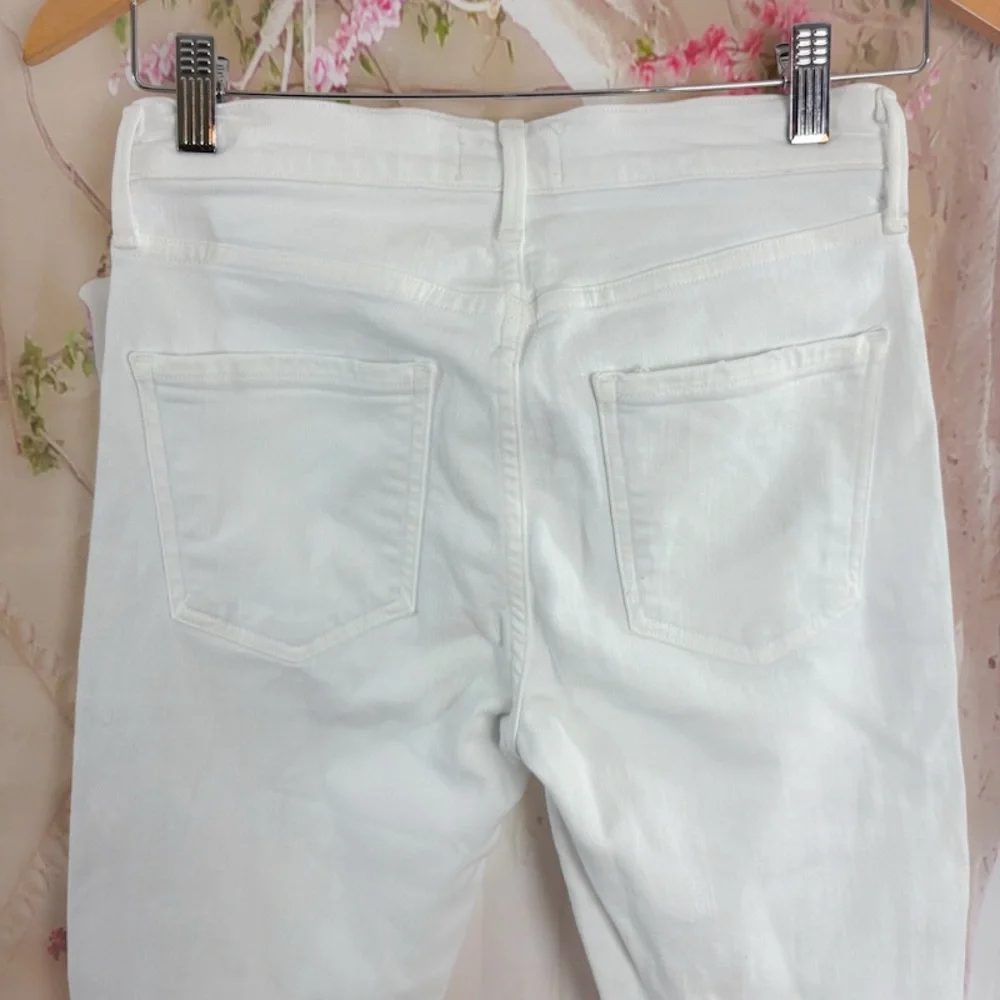AGOLDE Sophie crop high rise Women's White Jeans - Picture 6 of 10